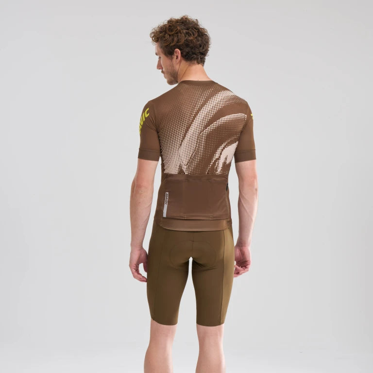 MAVIC AKSIUM GRAPHIC Korte Mouw Trui Beige/Bruin