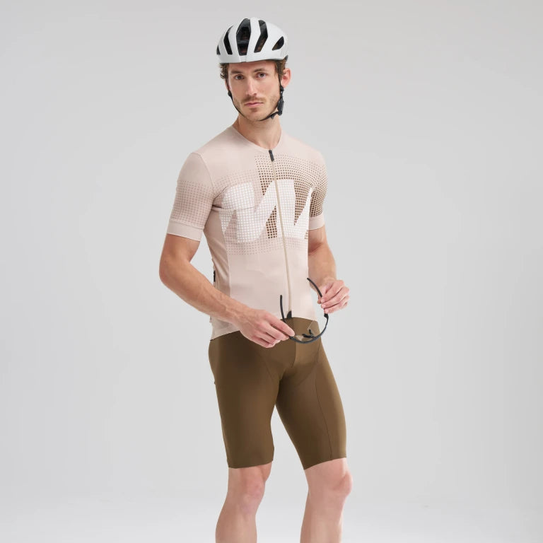 MAVIC AKSIUM GRAPHIC Korte Mouw Trui Beige