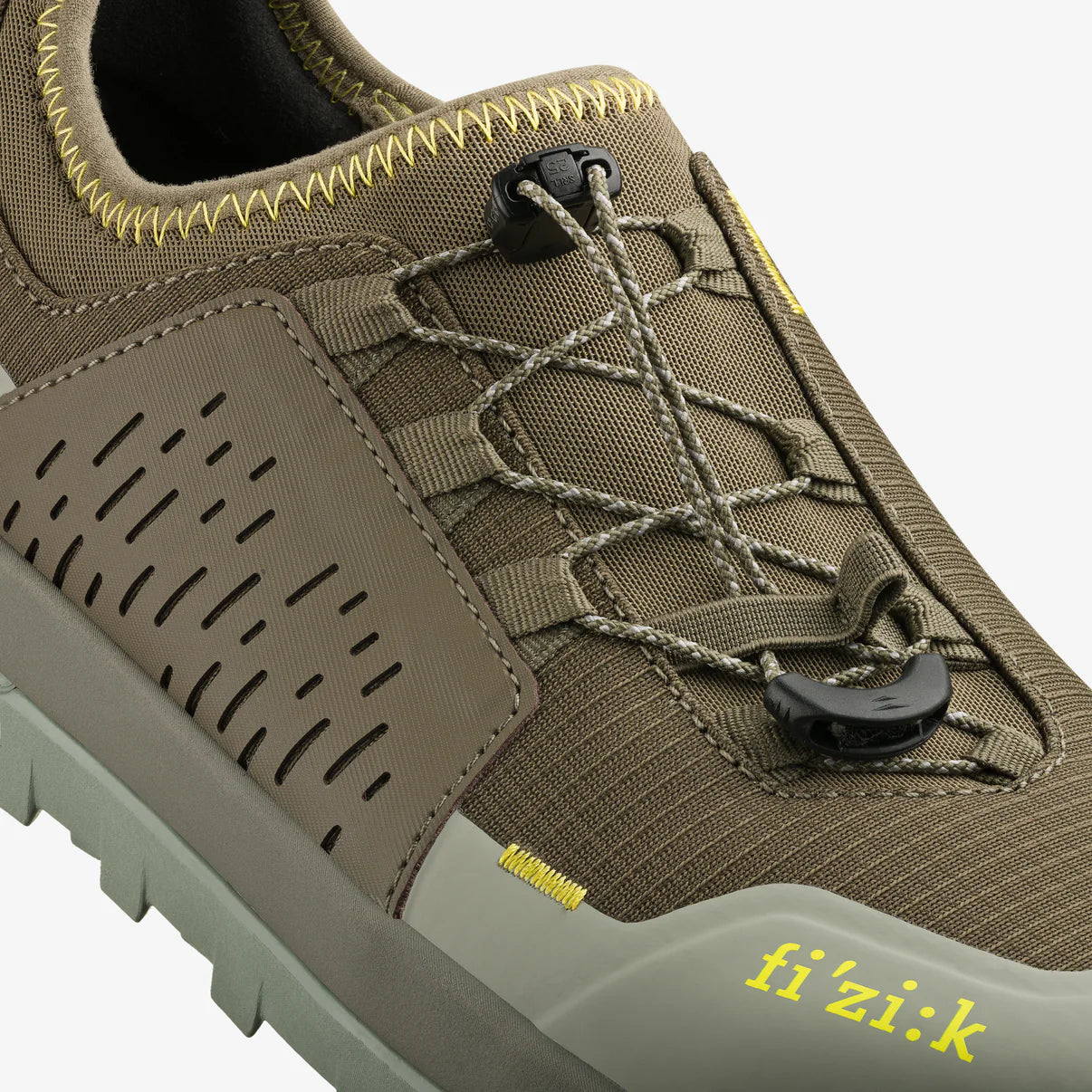 FIZIK TERRA ERGOLACE 2 FLAT mountainbikeschoen, bruin/groen