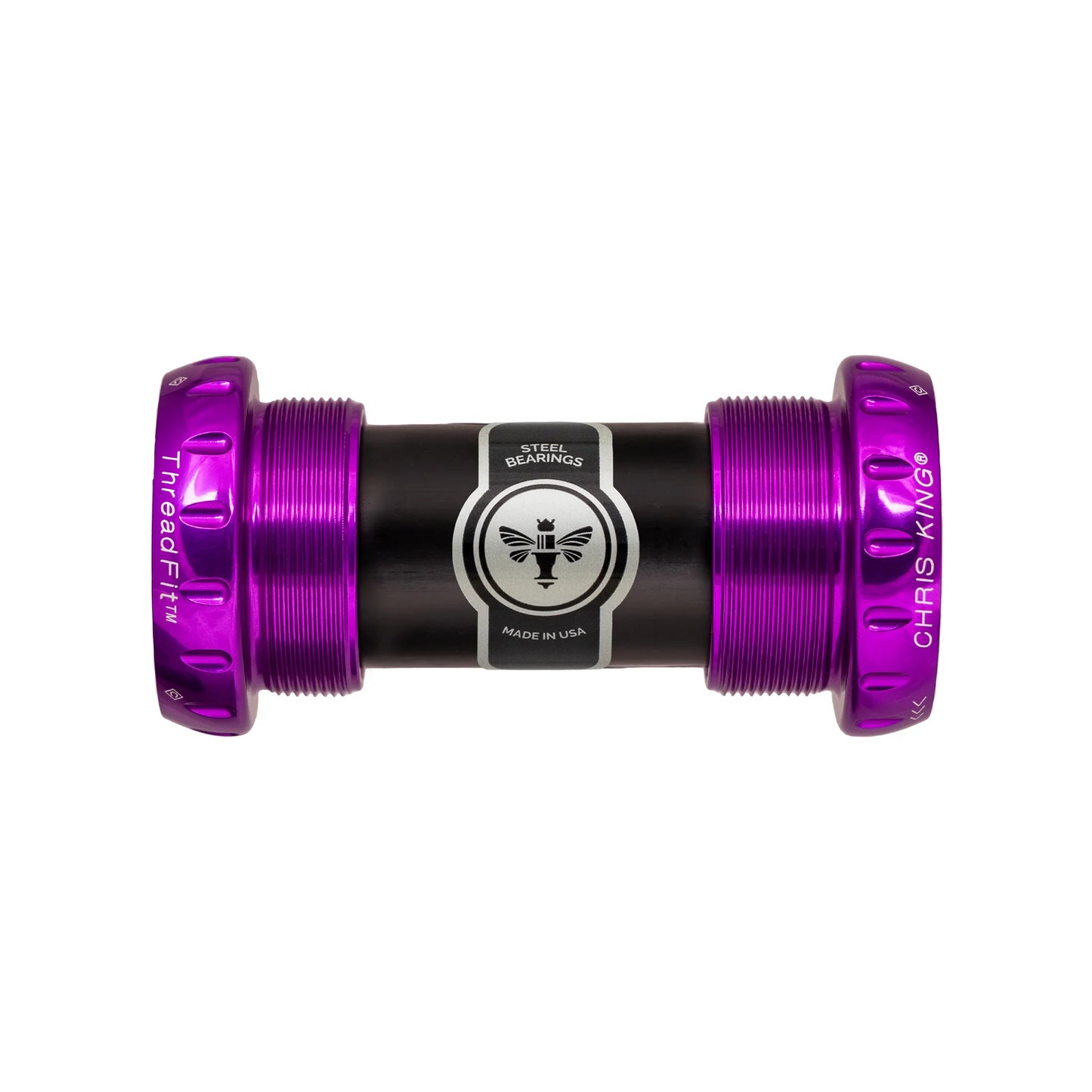 CHRIS KING ThreadFit 24 68/73mm Paars crankstel
