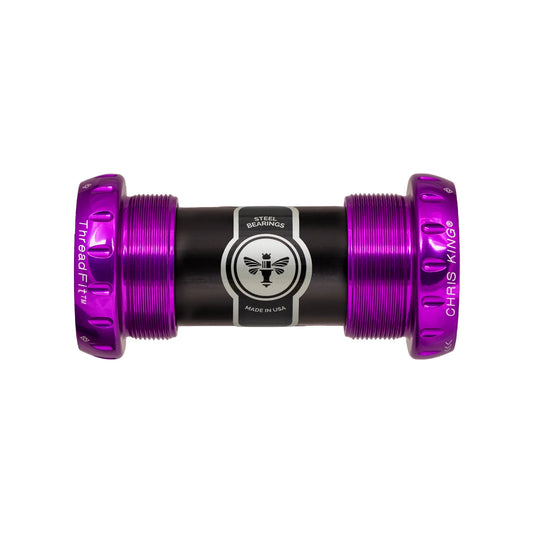 CHRIS KING ThreadFit 24 68/73mm Paars crankstel