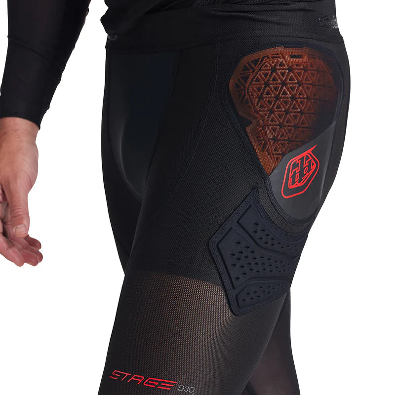 TROY LEE DESIGNS STAGE GHOST D3O Beschermende Onderbroek Zwart 2026