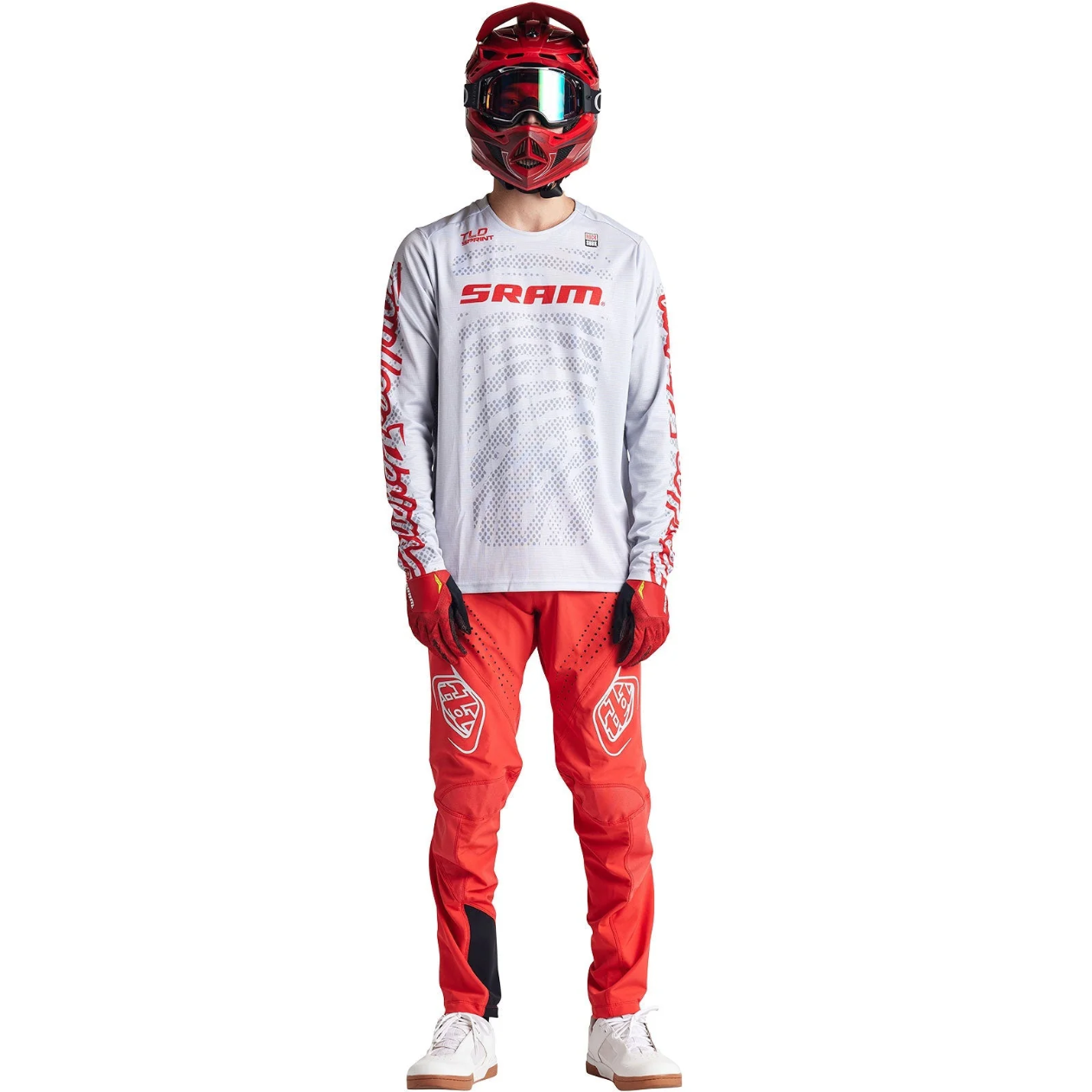 TROY LEE DESIGNS SPRINT SRAM Lange Mouw Trui Wit