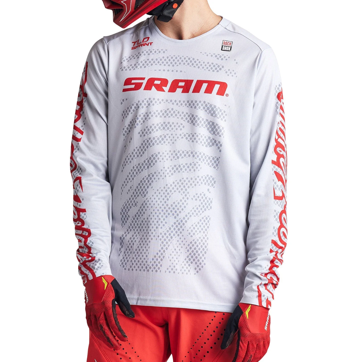 TROY LEE DESIGNS SPRINT SRAM Lange Mouw Trui Wit
