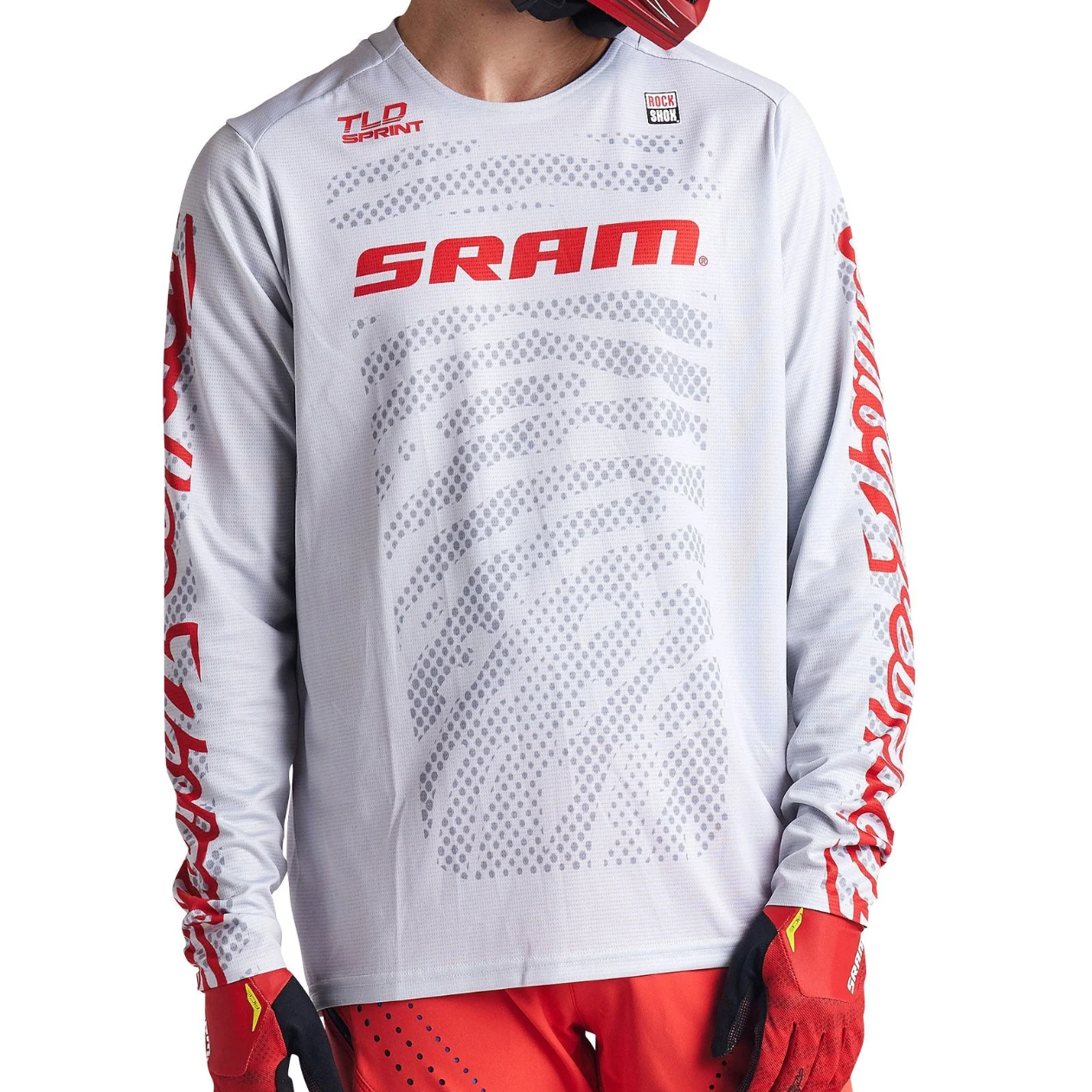 TROY LEE DESIGNS SPRINT SRAM Lange Mouw Trui Wit