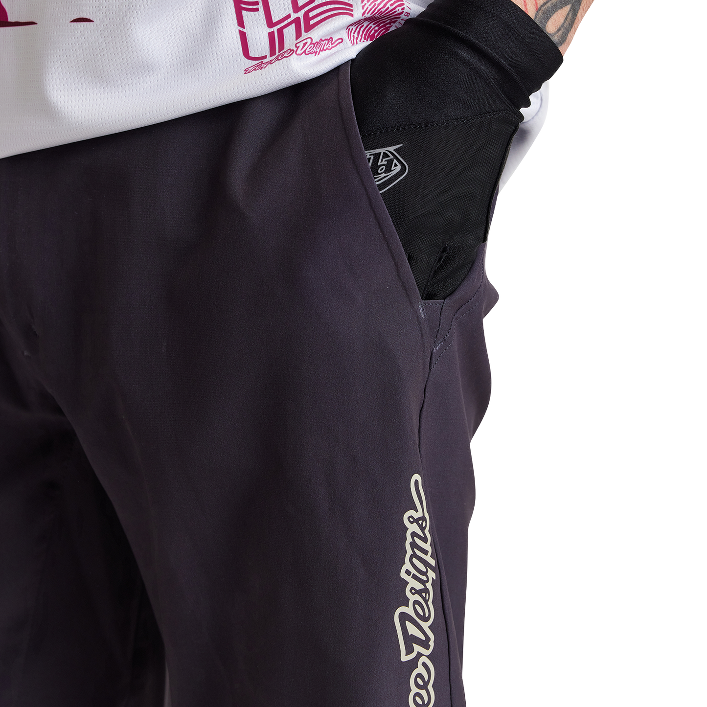 TROY LEE DESIGNS FLOWLINE SUPERLYTE MONO Korte Broek Zwart 2025