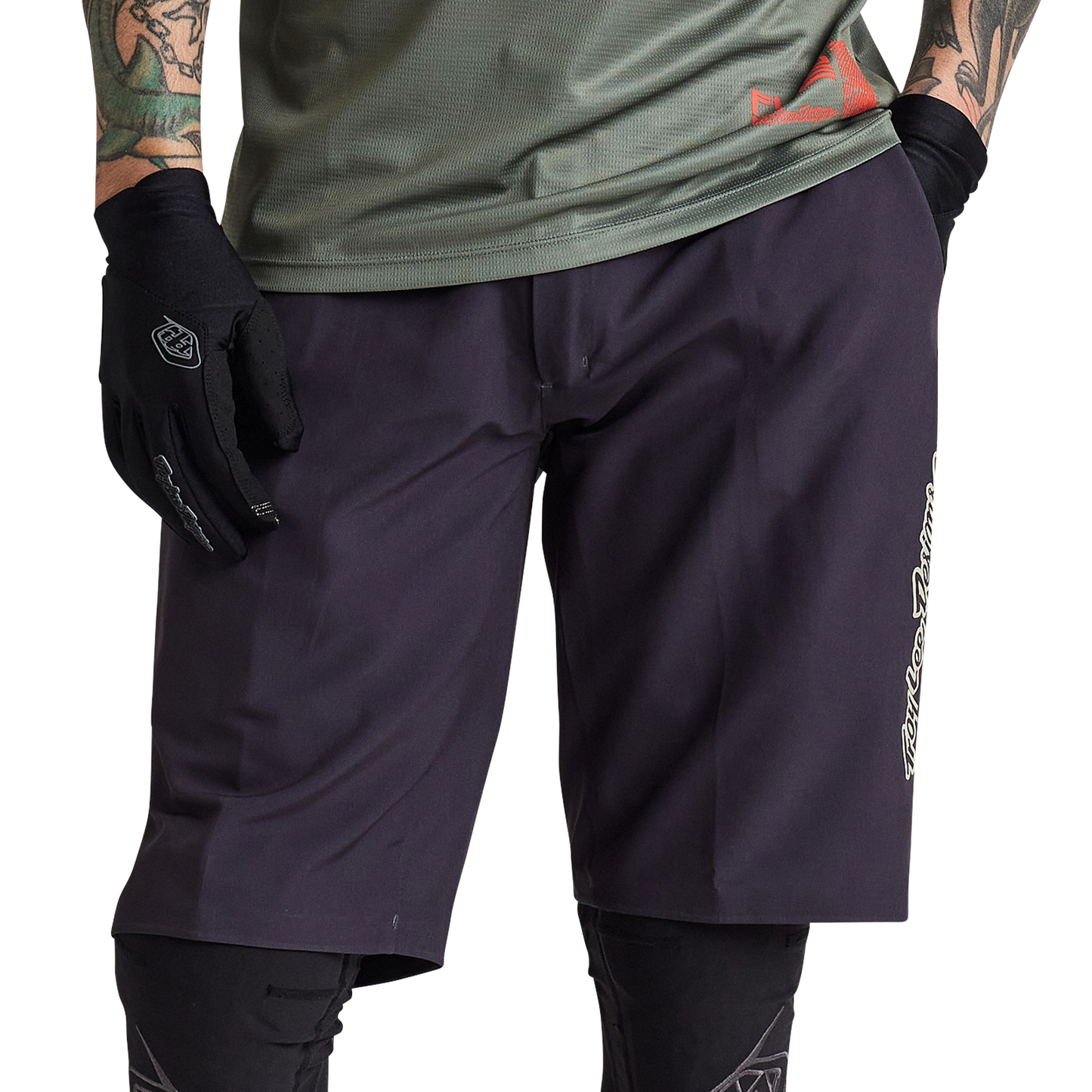 TROY LEE DESIGNS FLOWLINE SUPERLYTE MONO Korte Broek Zwart 2025