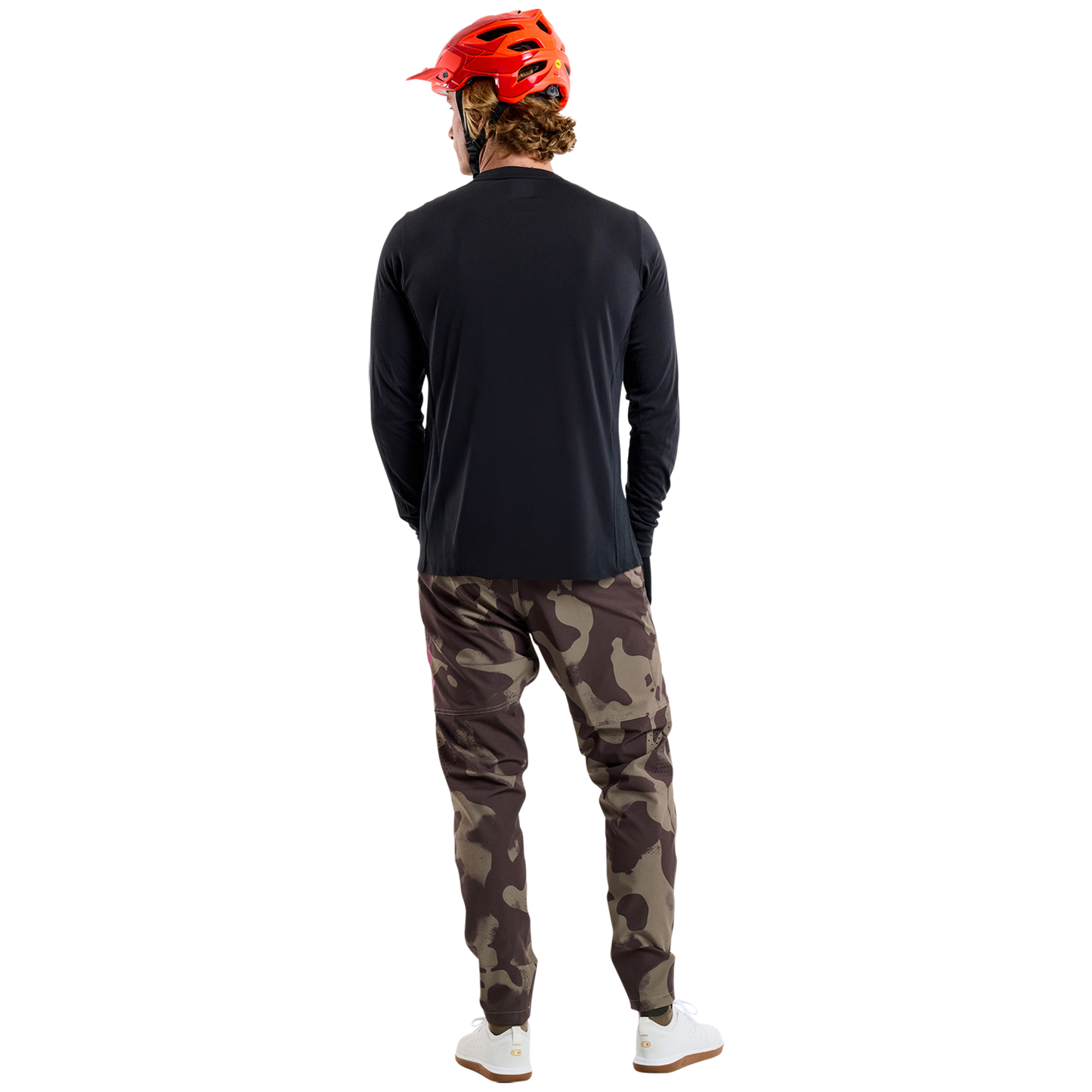 TROY LEE DESIGNS SKYLINE RIDE TEE SIGNATURE Jersey Lange Mouw Zwart 2025