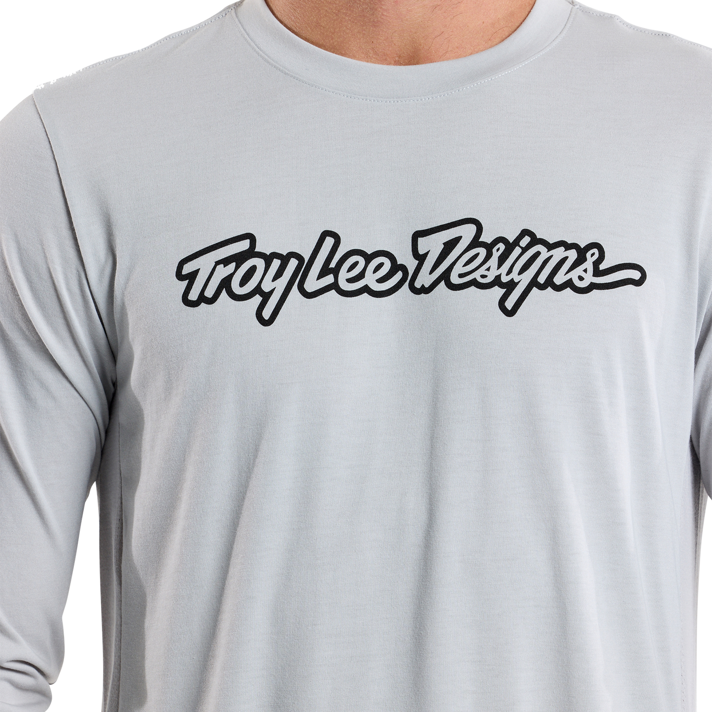 TROY LEE DESIGNS SKYLINE RIDE TEE SIGNATURE Jersey Lange Mouw Grijs 2025