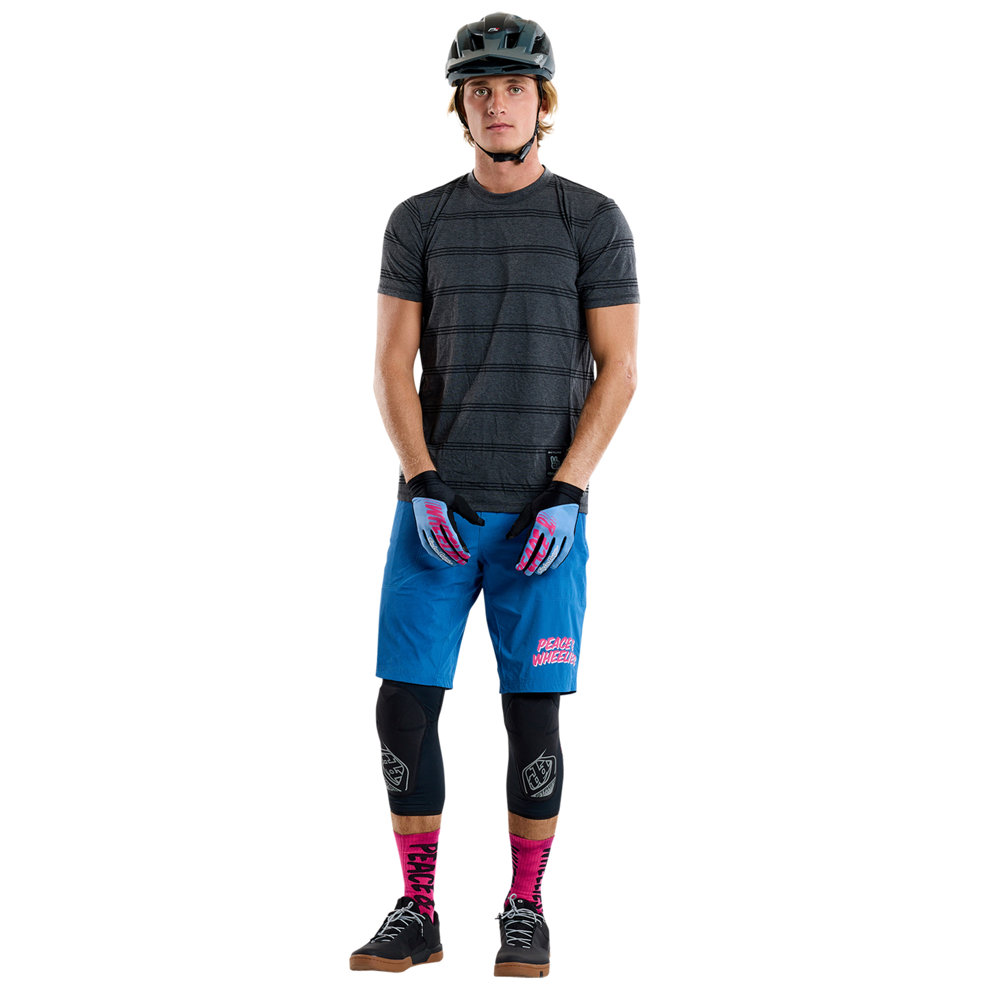 TROY LEE DESIGNS SKYLINE RIDE TEE WASH OUT Korte mouwen Jersey Grijs 2025