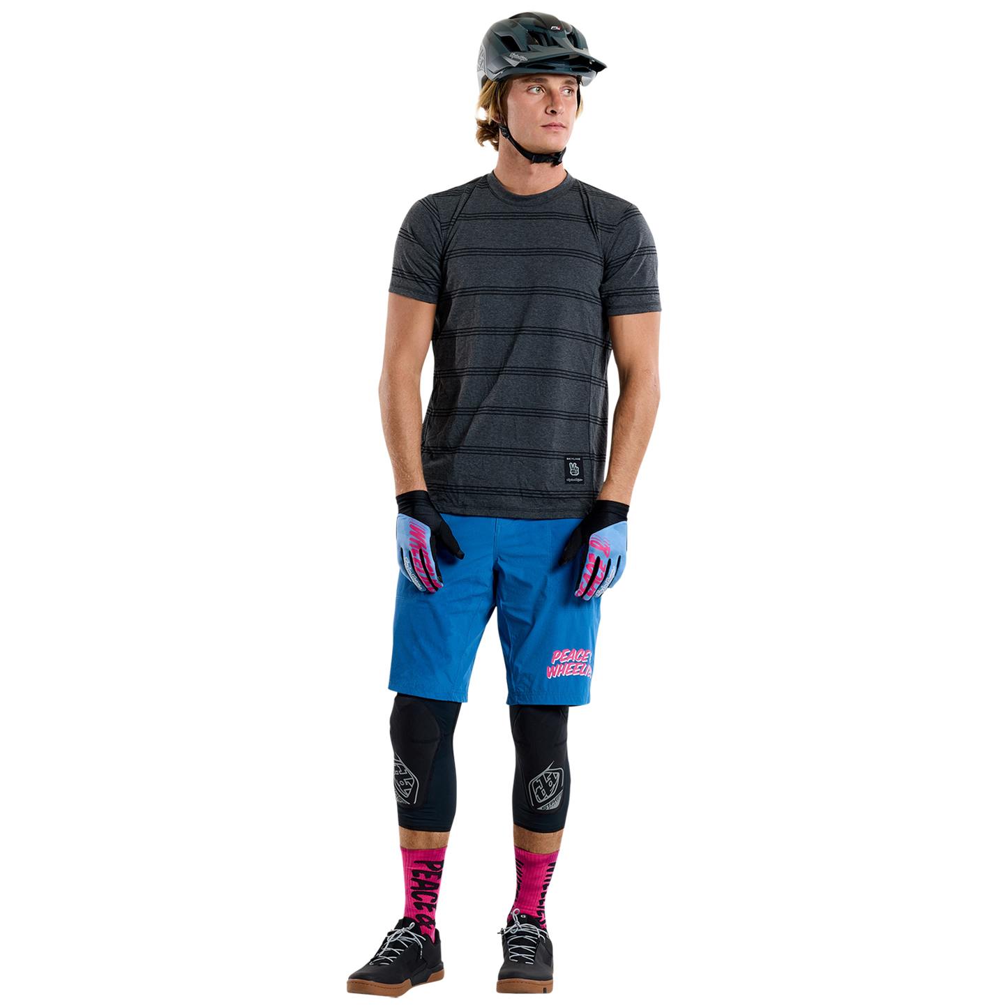 TROY LEE DESIGNS SKYLINE RIDE TEE WASH OUT Korte mouwen Jersey Grijs 2025