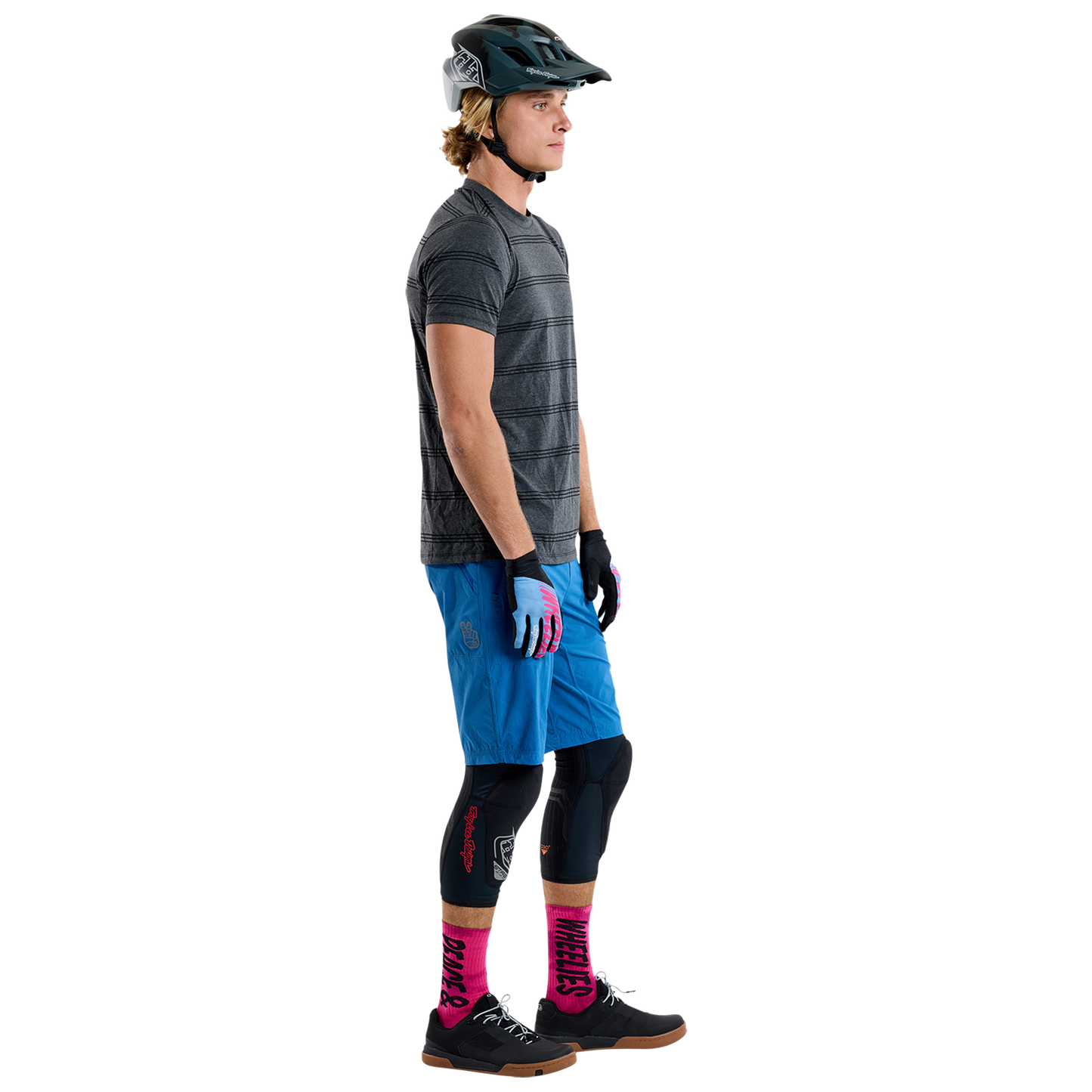TROY LEE DESIGNS SKYLINE RIDE TEE WASH OUT Korte mouwen Jersey Grijs 2025