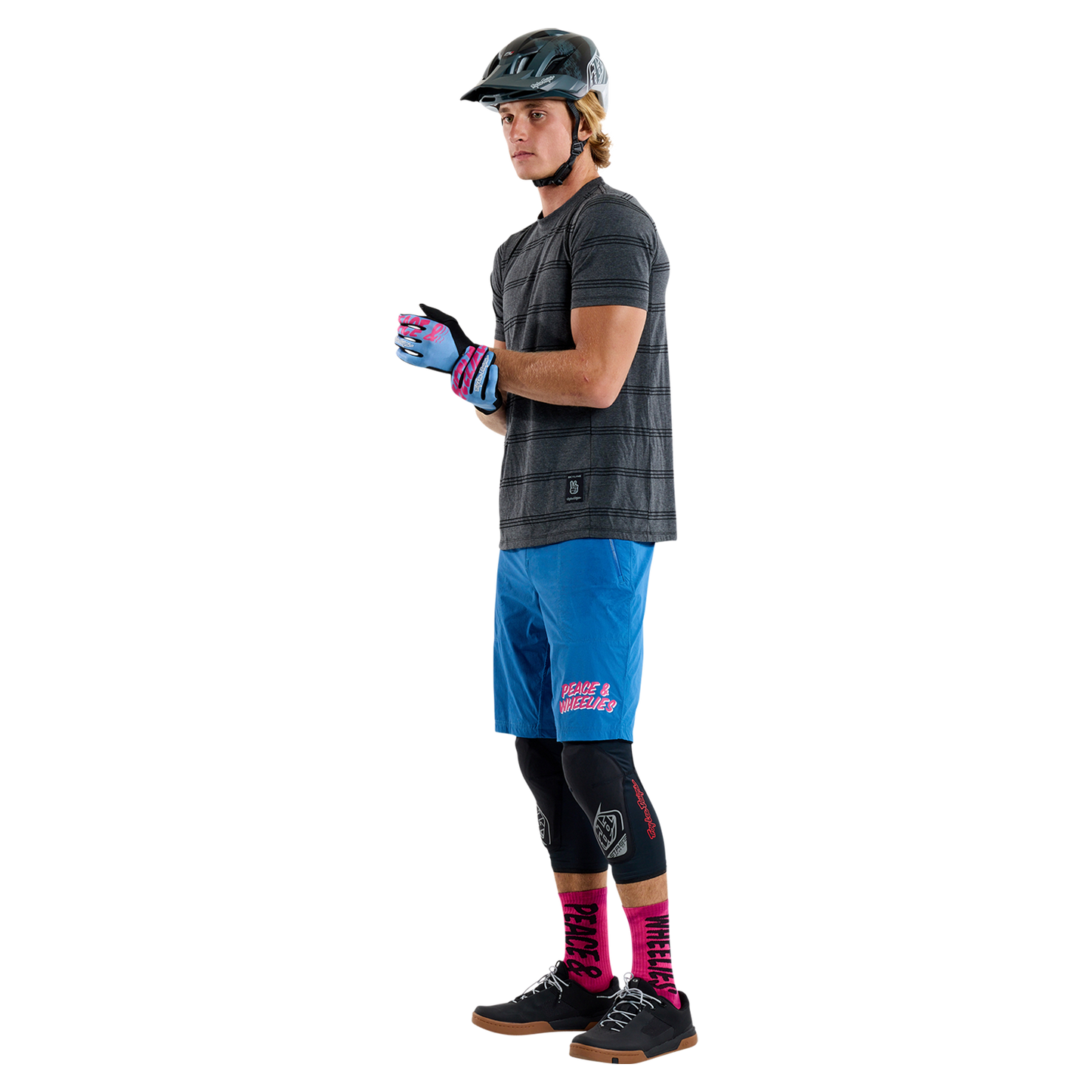 TROY LEE DESIGNS SKYLINE RIDE TEE WASH OUT Korte mouwen Jersey Grijs 2025