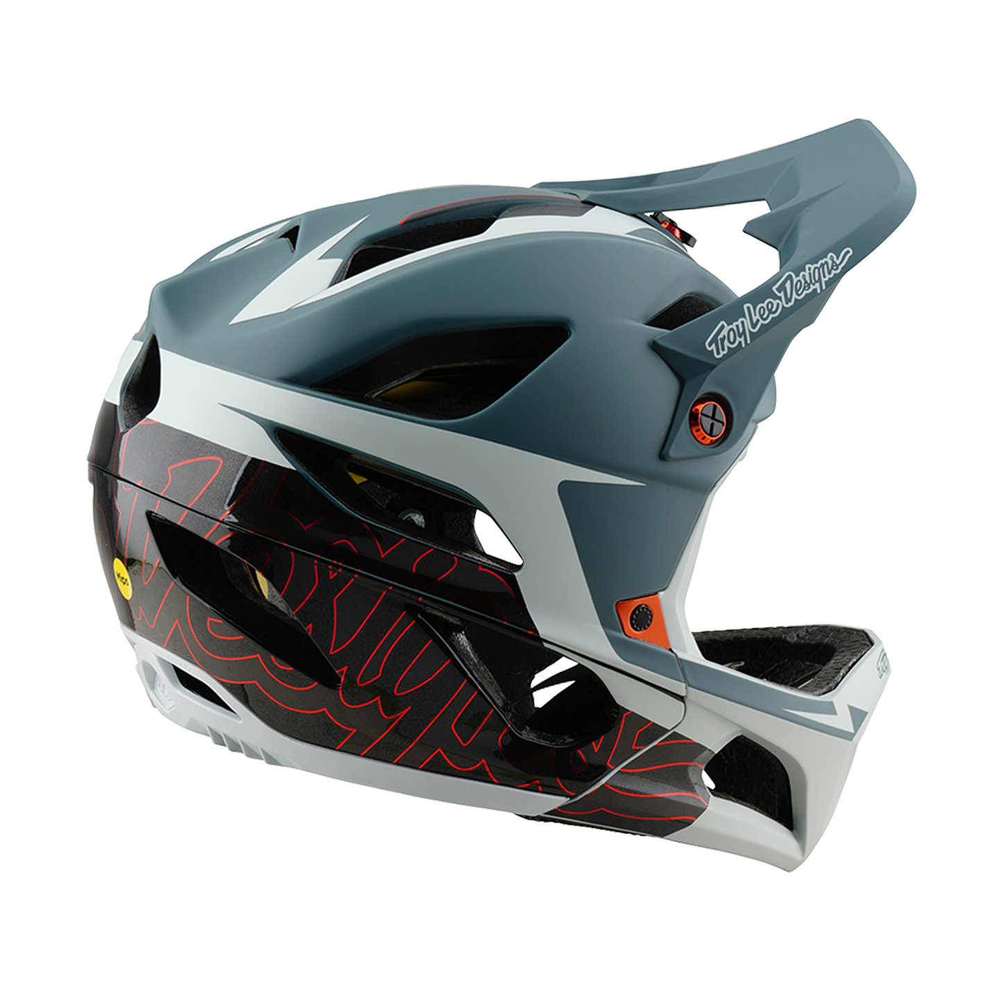 MTB Helm Troy Lee Design STAGE NEAUWAVE MIPS Grijs