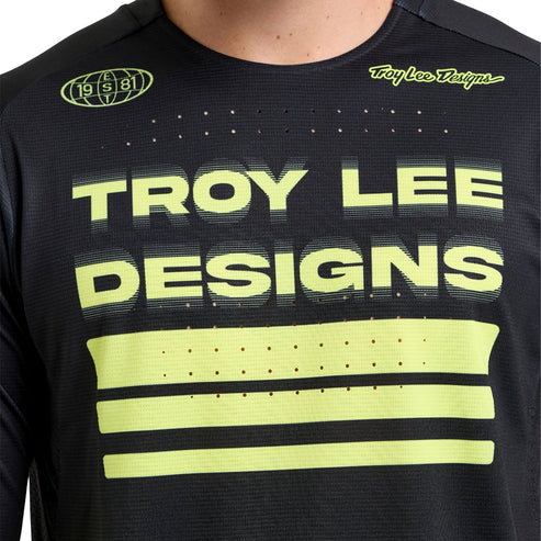 TROY LEE DESIGNS SPRINT Lange Mouw Trui Zwart/Geel