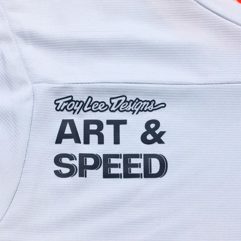 TROY LEE DESIGNS SKYLINE Lange Mouw Jersey Wit/Rood