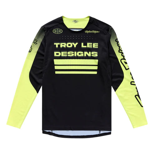 TROY LEE DESIGNS SPRINT Lange Mouw Trui Zwart/Geel