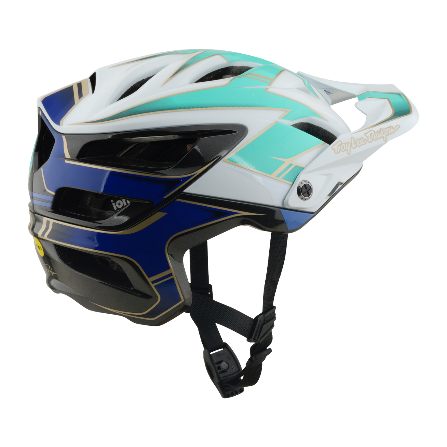 TROY LEE DESIGNS A3 MIPS ELECTRA MTB Helm Wit