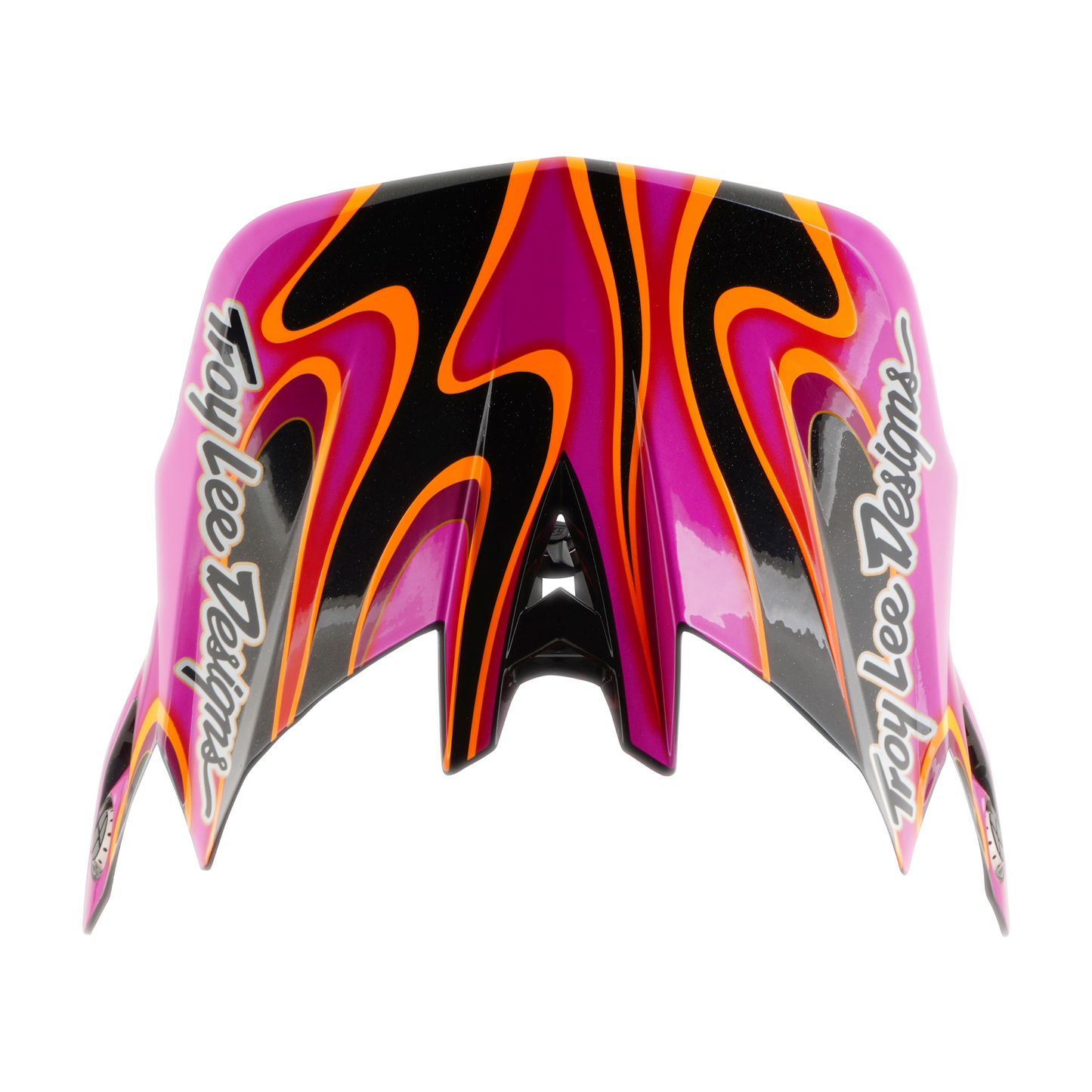 TROY LEE DESIGNS D4 CARBON MIPS Torched Carbon/Magenta MTB Helm