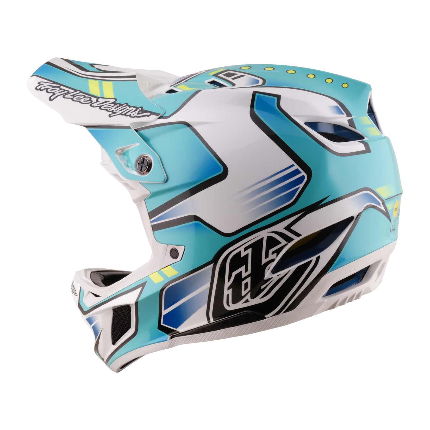 MTB-helm TROY LEE DESIGNS D4 COMPOSITE MIPS CREST ECHT GROEN