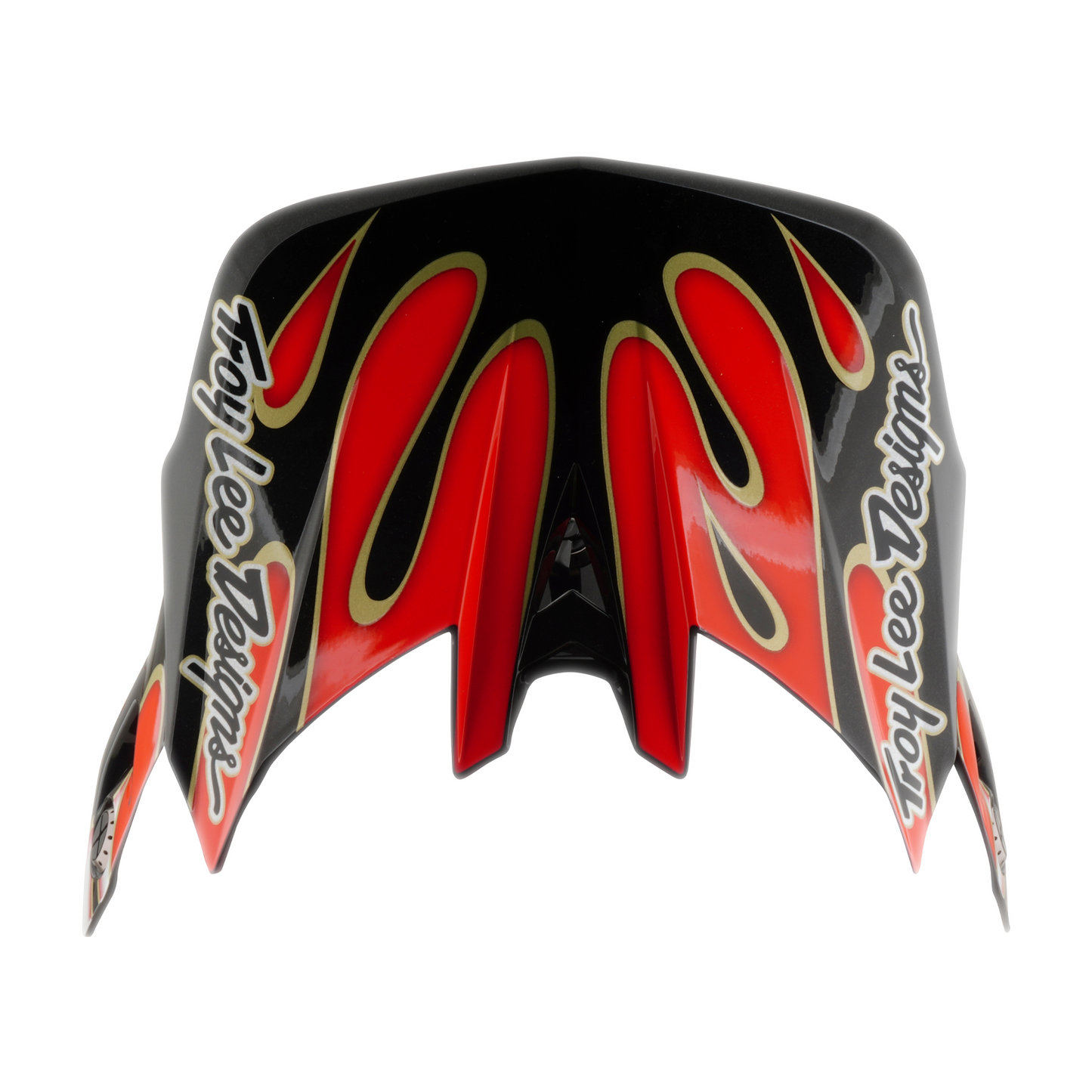 TROY LEE DESIGNS D4 COMPOSITE MIPS OVERSPRAY MTB Helm Wit/Rood