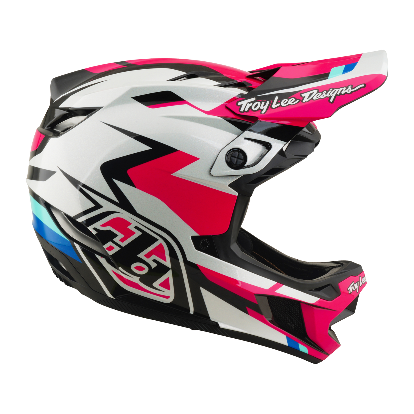 TROY LEE DESIGNS D4 POLYACRYLITE MIPS ROAMER Magenta MTB Helm