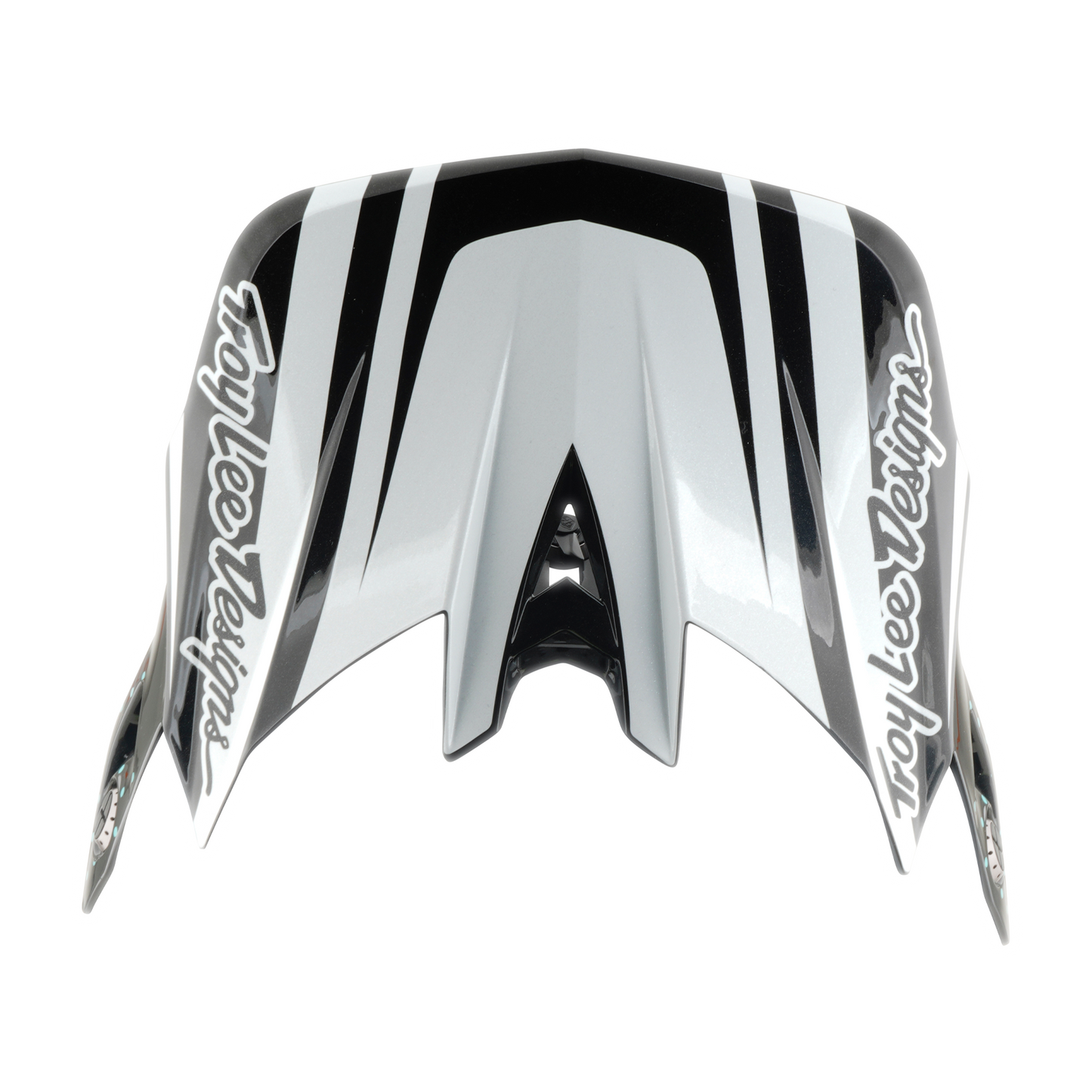 TROY LEE DESIGNS D4 POLYACRYLITE MIPS DE LIJN Houtskool/Wit MTB Helm