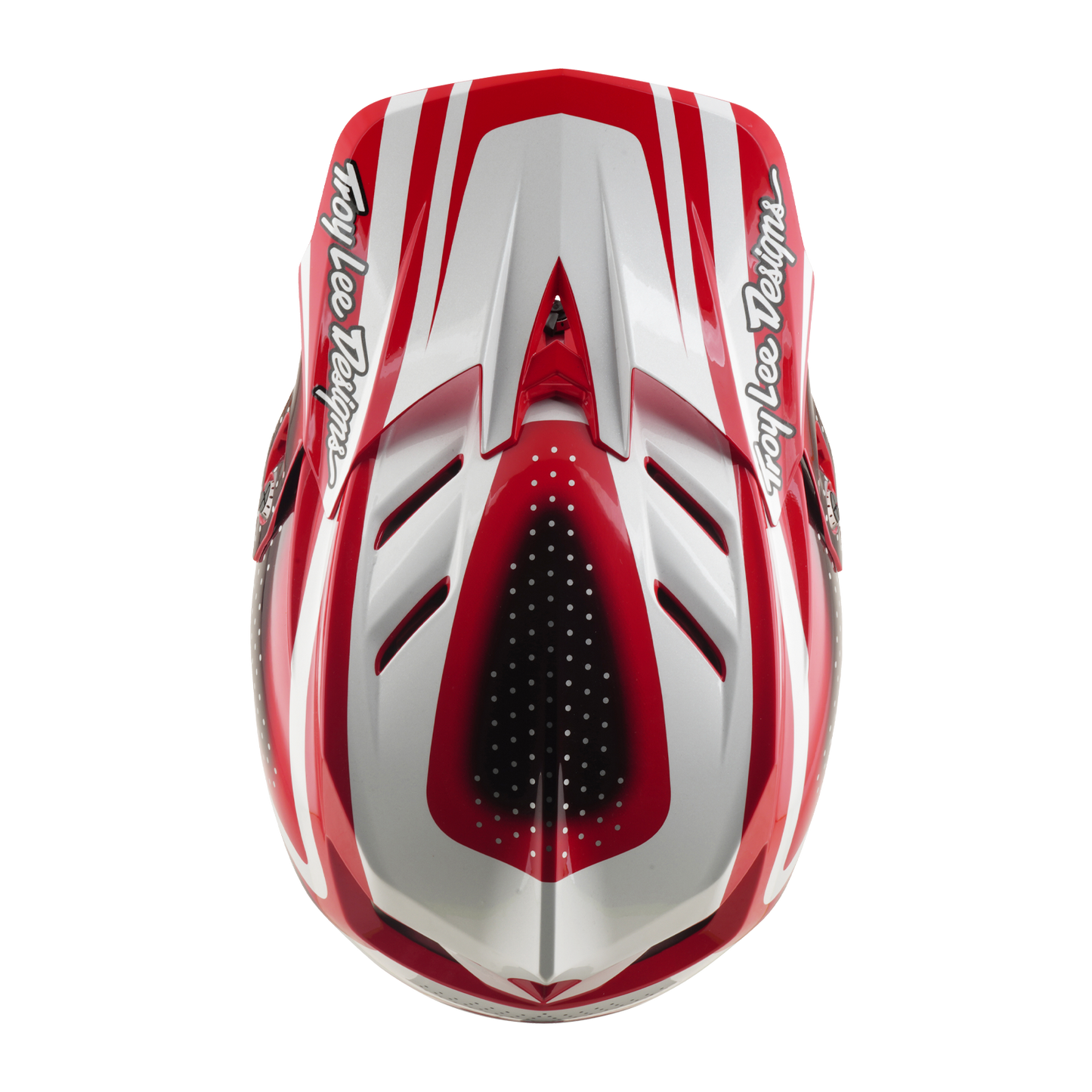 TROY LEE DESIGNS D4 POLYACRYLITE MIPS DE LIJN MTB Helm Rood/Wit