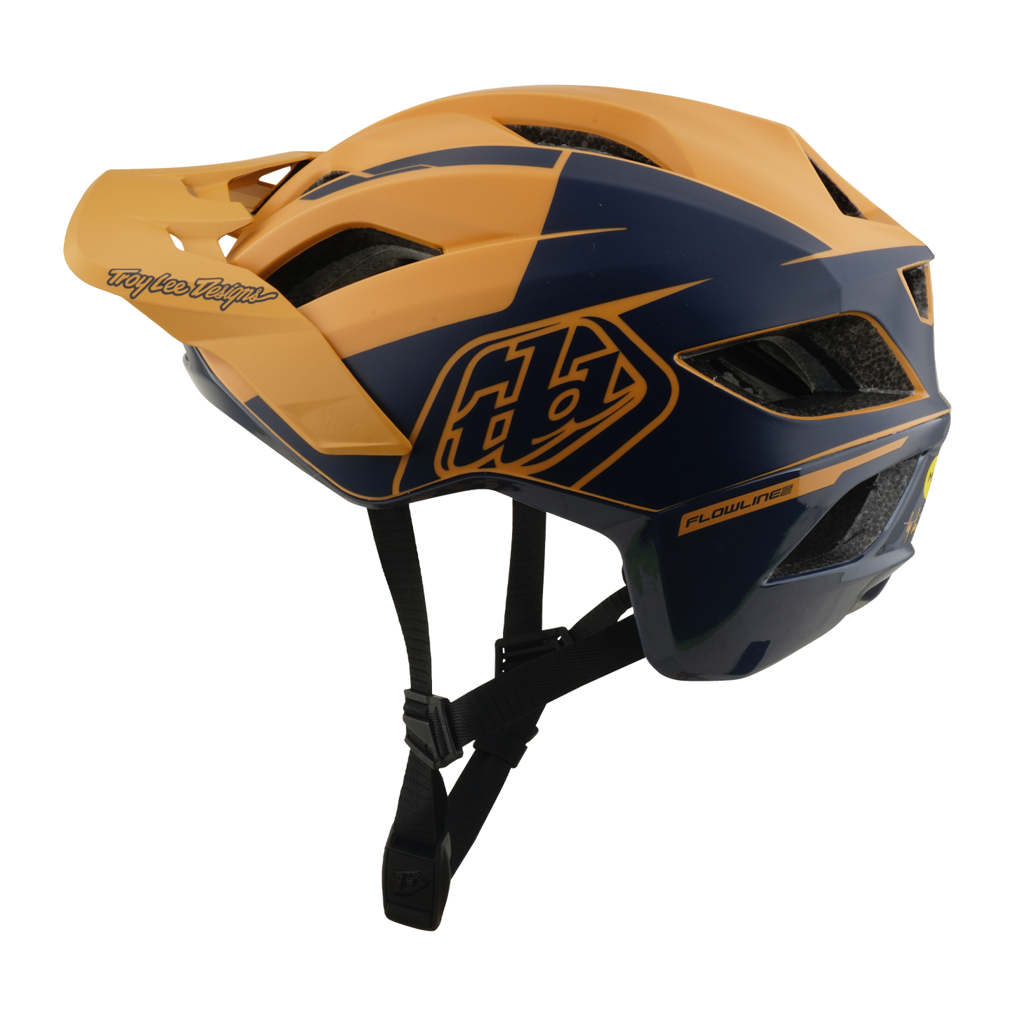 MTB Helm TROY LEE DESIGNS FLOWLINE SE MIPS HYDRO Mosterd/Zwart