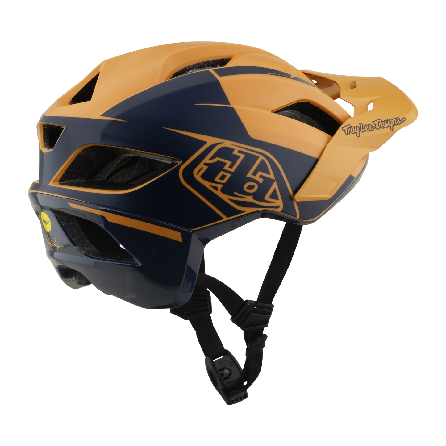 MTB Helm TROY LEE DESIGNS FLOWLINE SE MIPS HYDRO Mosterd/Zwart