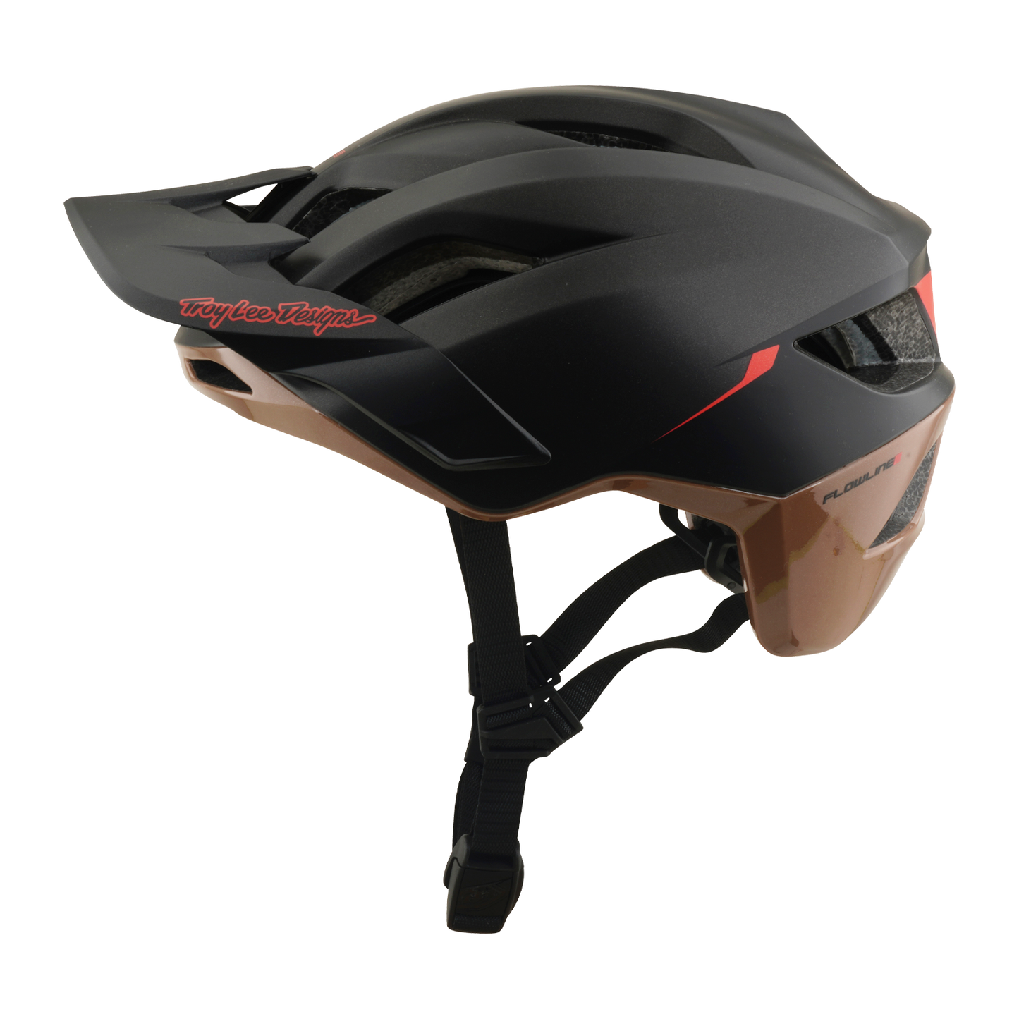 MTB Helm TROY LEE DESIGNS FLOWLINE SE MIPS STACKS Zwart/Bruin