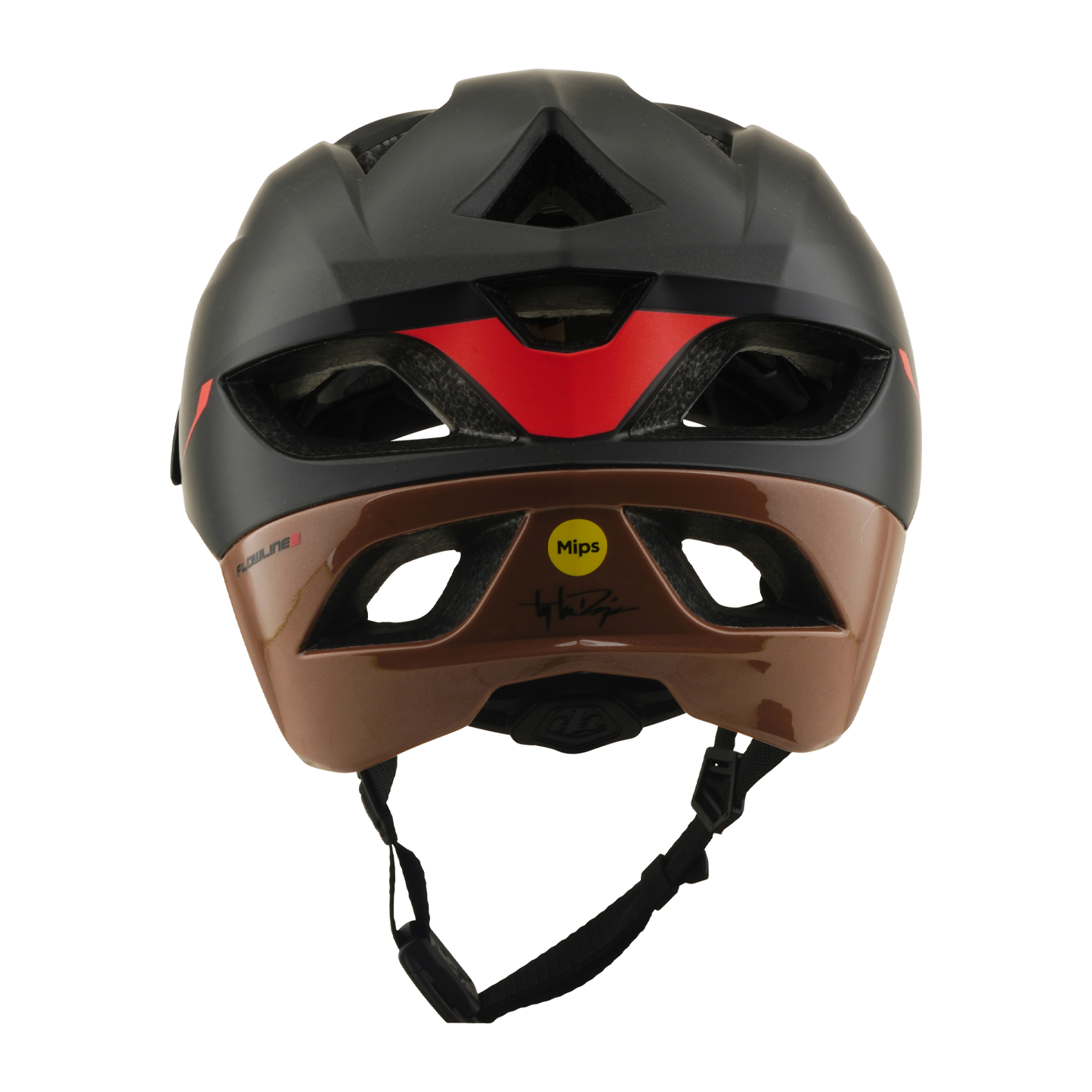 MTB Helm TROY LEE DESIGNS FLOWLINE SE MIPS STACKS Zwart/Bruin