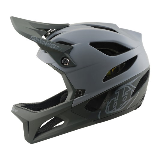 TROY LEE DESIGNS STAGE MIPS DRONE MTB Helm Grijs