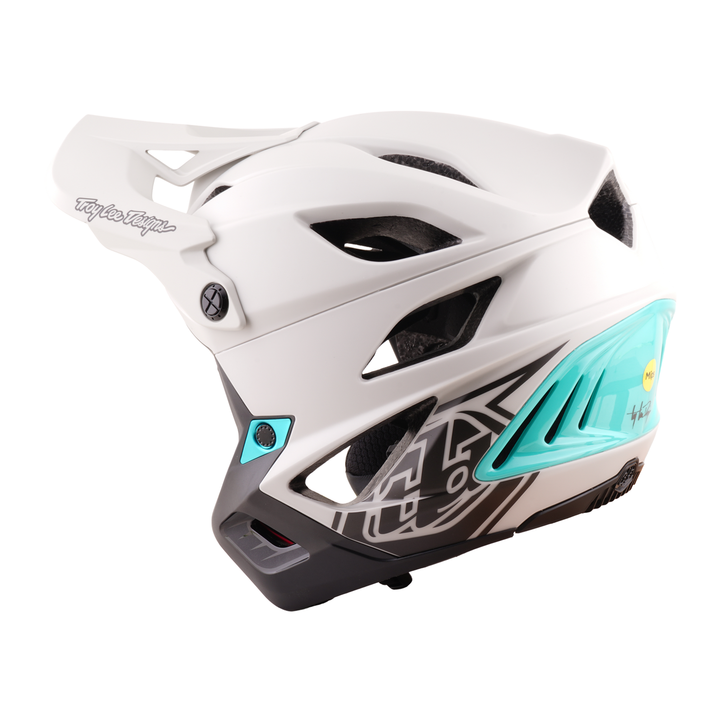 MTB-helm TROY LEE DESIGNS STAGE STUNT DRONE PUMICE Grijs/Groen
