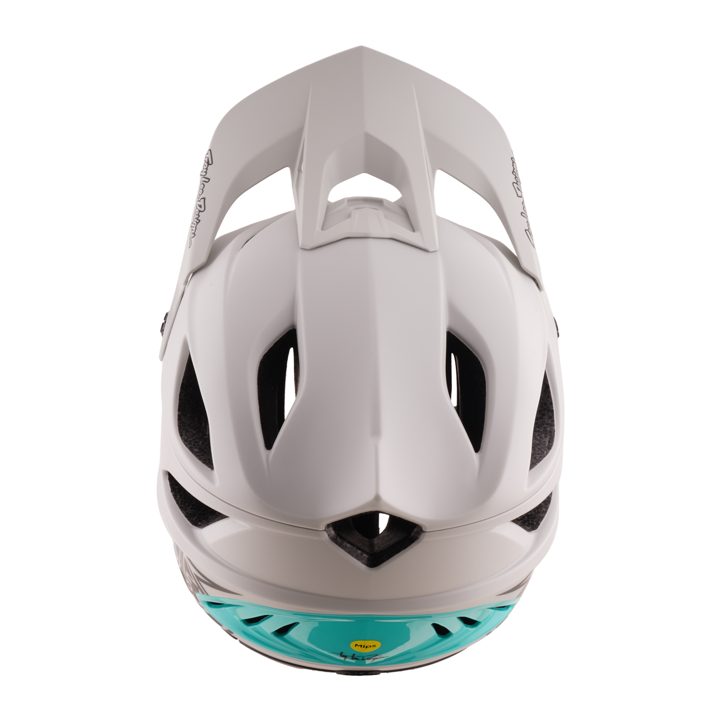 MTB-helm TROY LEE DESIGNS STAGE STUNT DRONE PUMICE Grijs/Groen