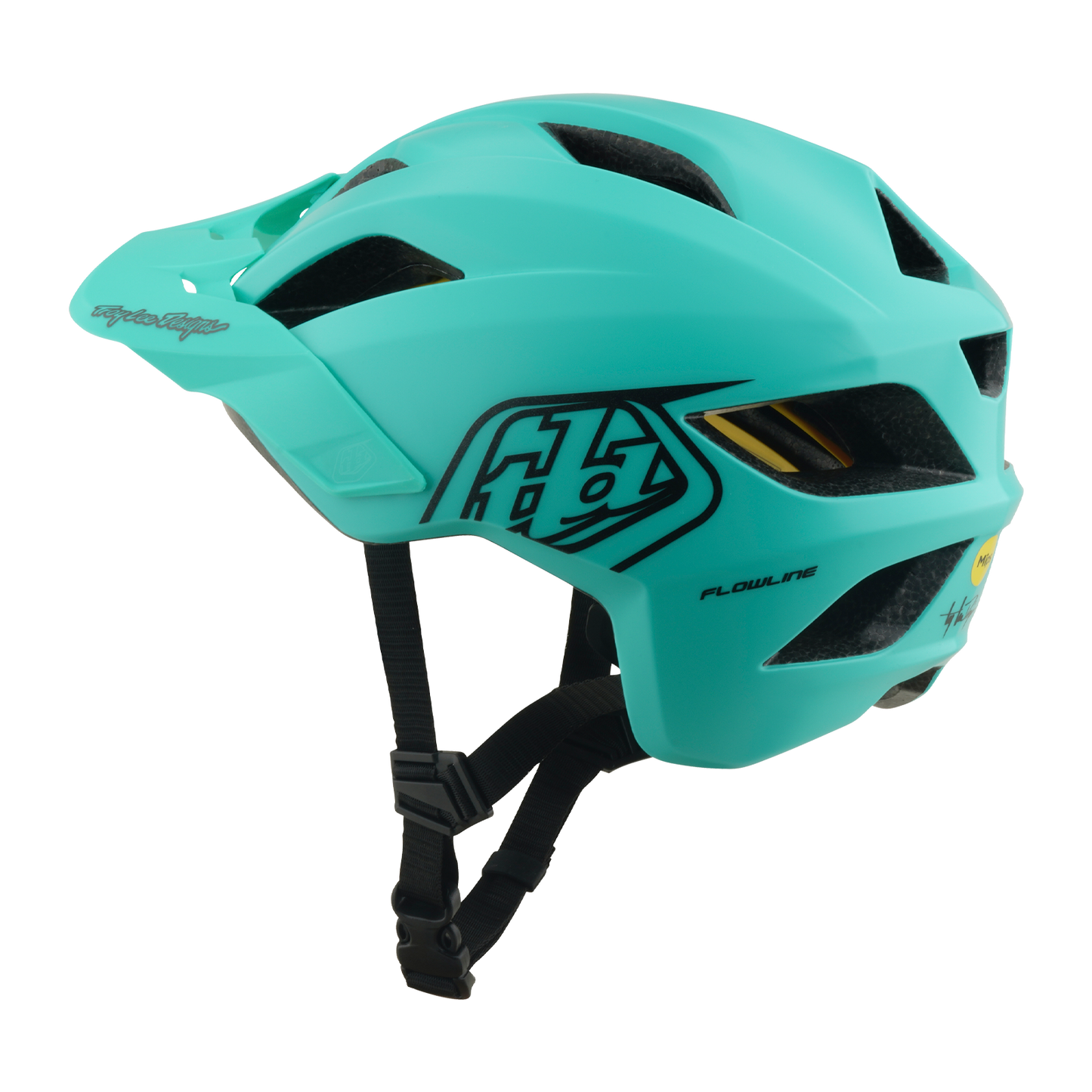MTB Helm TROY LEE DESIGNS FLOWLINE POINT MIPS Junior Houtskool/Groen