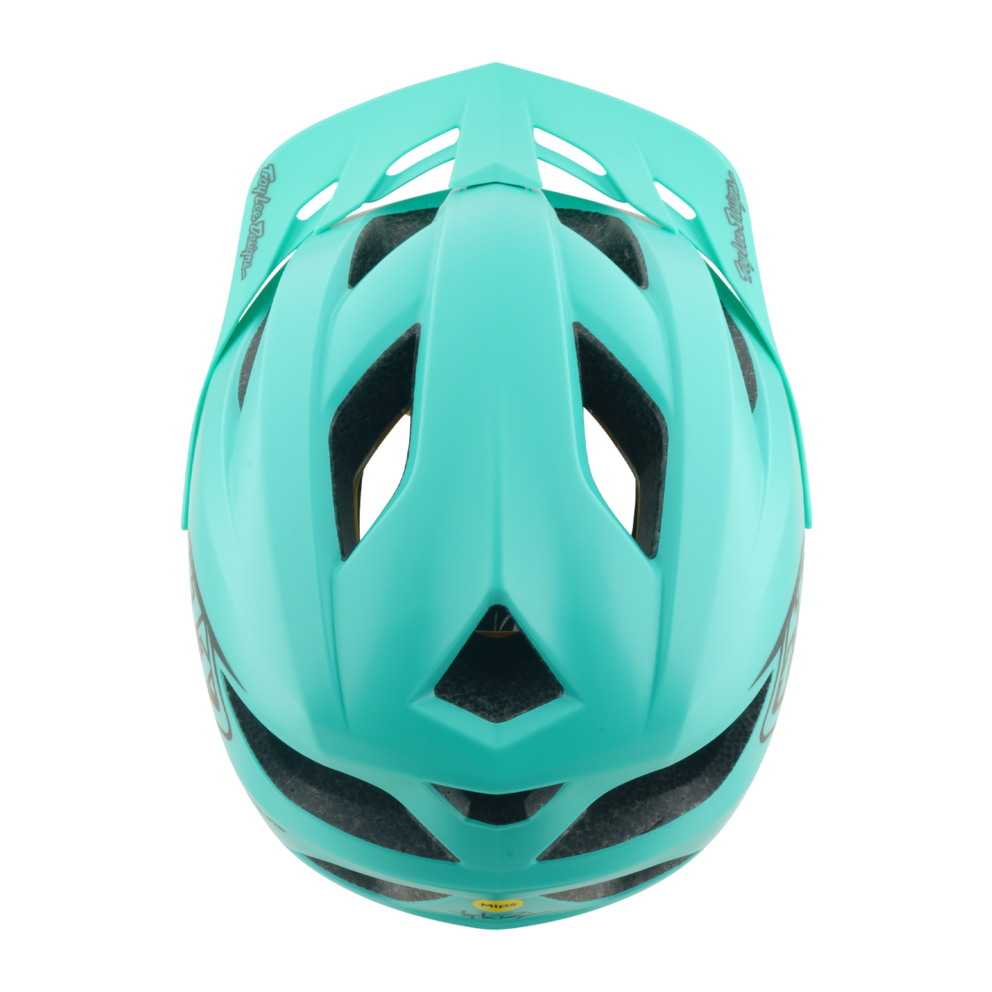 MTB Helm TROY LEE DESIGNS FLOWLINE POINT MIPS Junior Houtskool/Groen
