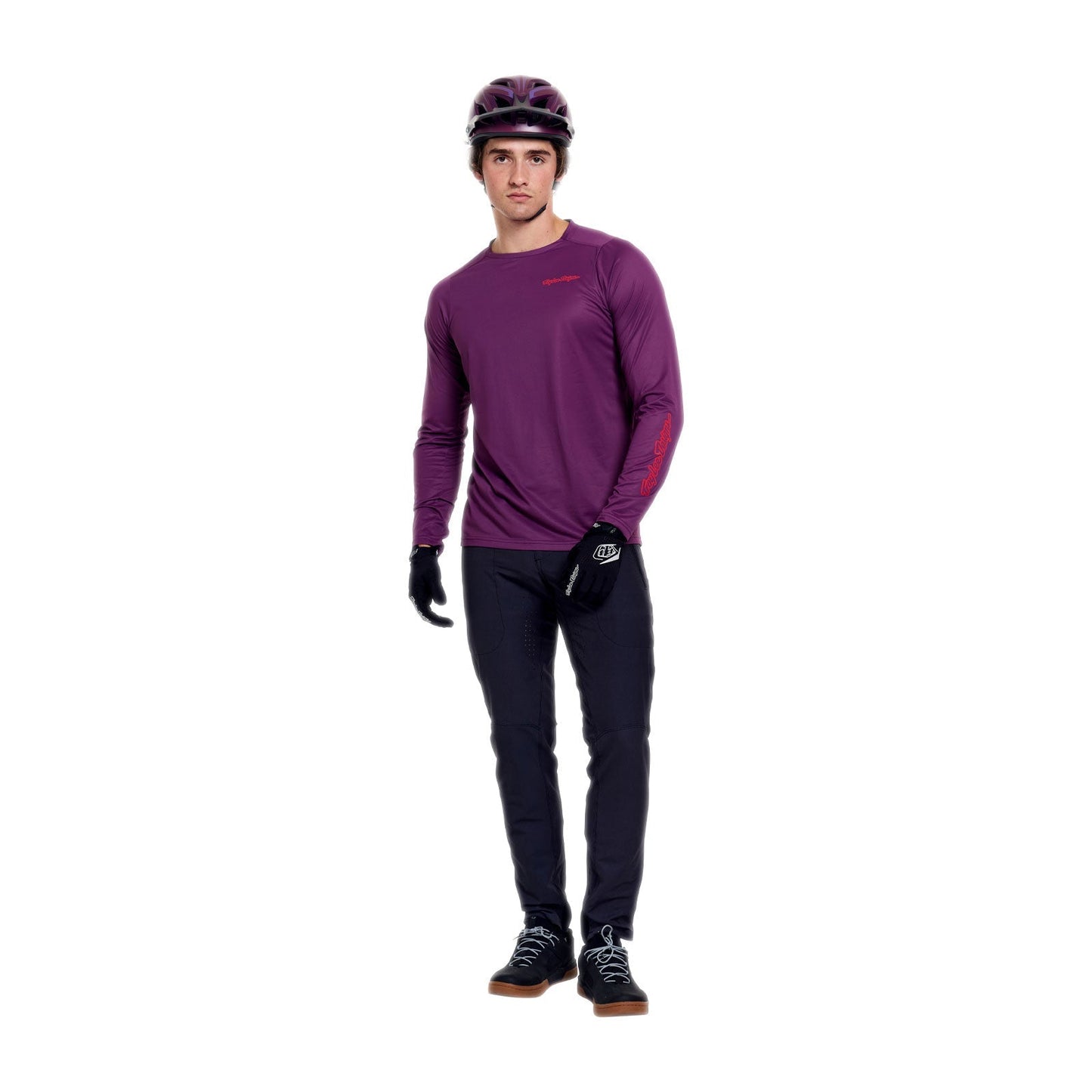 TROY LEE DESIGNS SKYLINE PRO MONO Lange Mouw Jersey Sangria