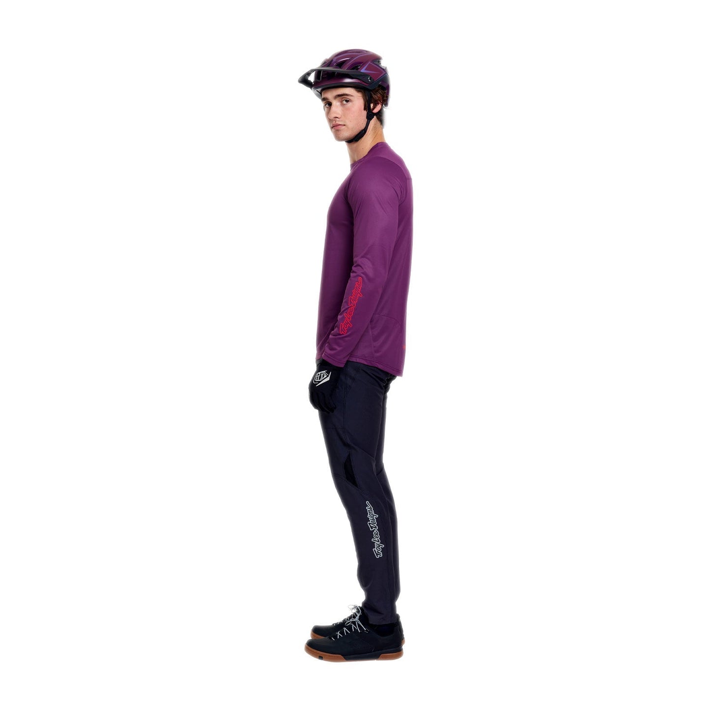 TROY LEE DESIGNS SKYLINE PRO MONO Lange Mouw Jersey Sangria