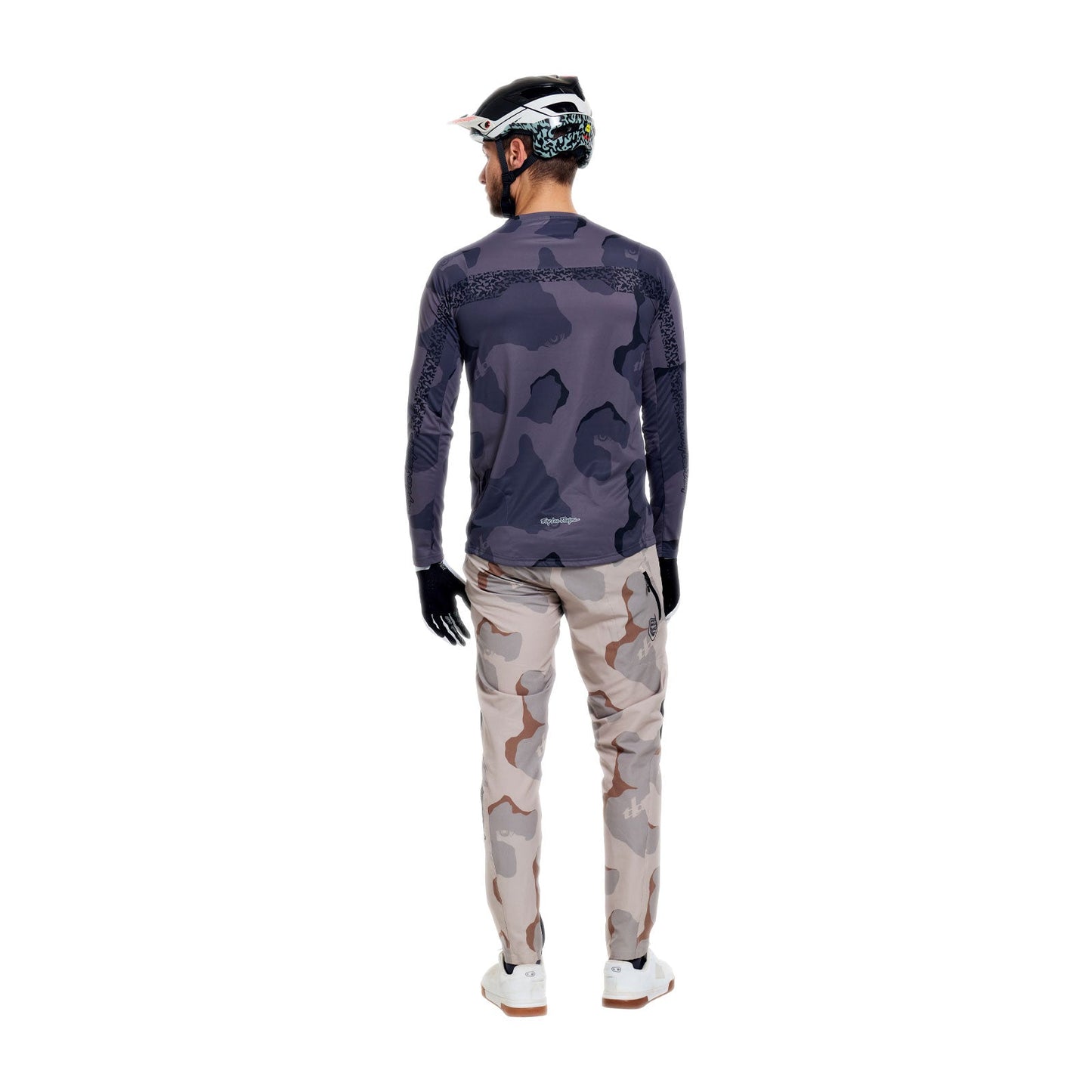 TROY LEE DESIGNS SKYLINE PRO FLOW CAMO Jersey Lange Mouw Koolstof