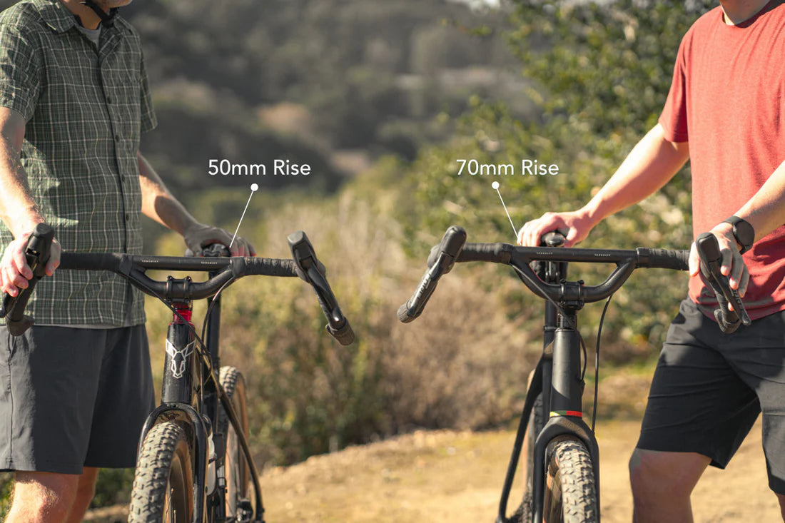 REDSHIFT Gravel-stuur Top Shelf 25° Flare Rise 50 mm