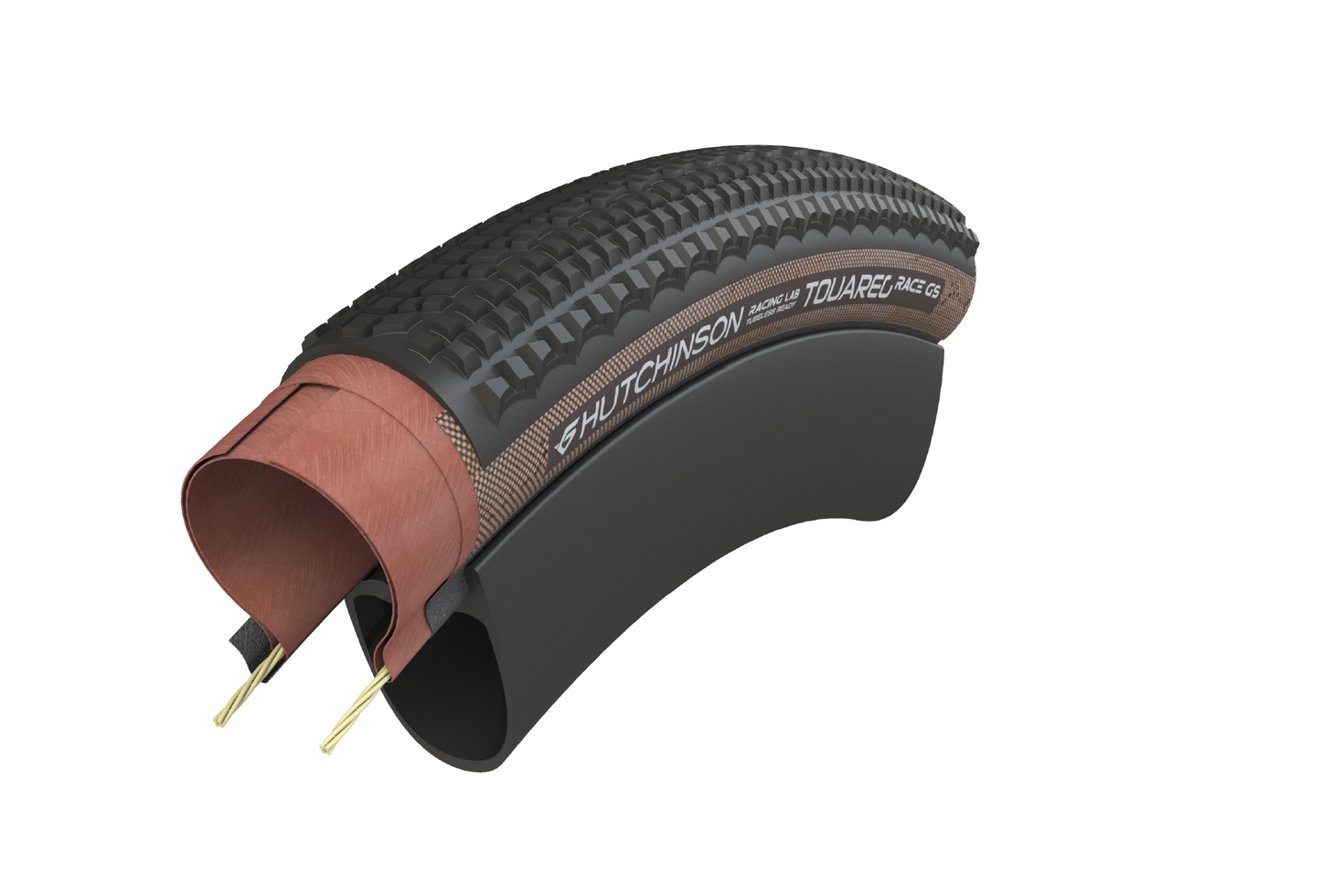 HUTCHINSON TOUAREG RACE GRIDSKIN 700x40c Tubeless voorbereid Beige band