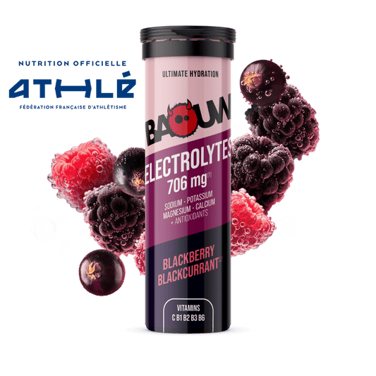 BAOUW Energiedrank (Tube van 10 tabletten) Blackberry/Cassis