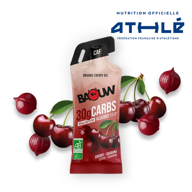 Energiegel BAOW (44g) Citroen/Kers/Guarana Cafeïne