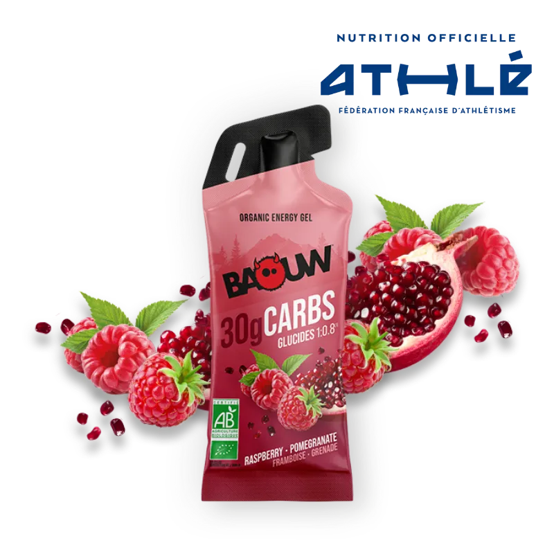 Energiegel BAOW (44g) Citroen/Framboos/Granaatappel
