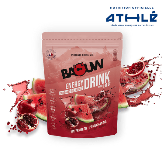 BAOUW ISOTONIC Energiedrank (585g) Watermeloen/ Granaatappel