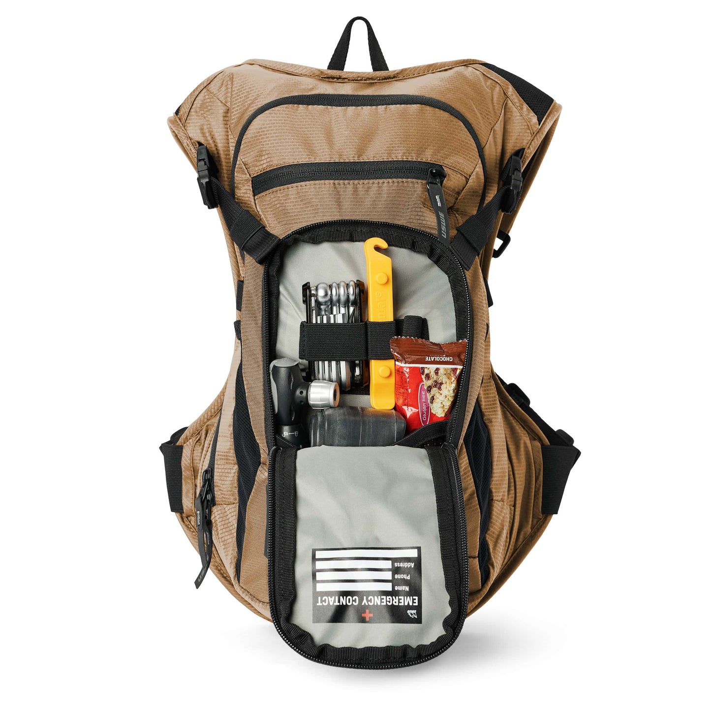 USWE MTB HYDRO 9 L-drinkrugzak, brons