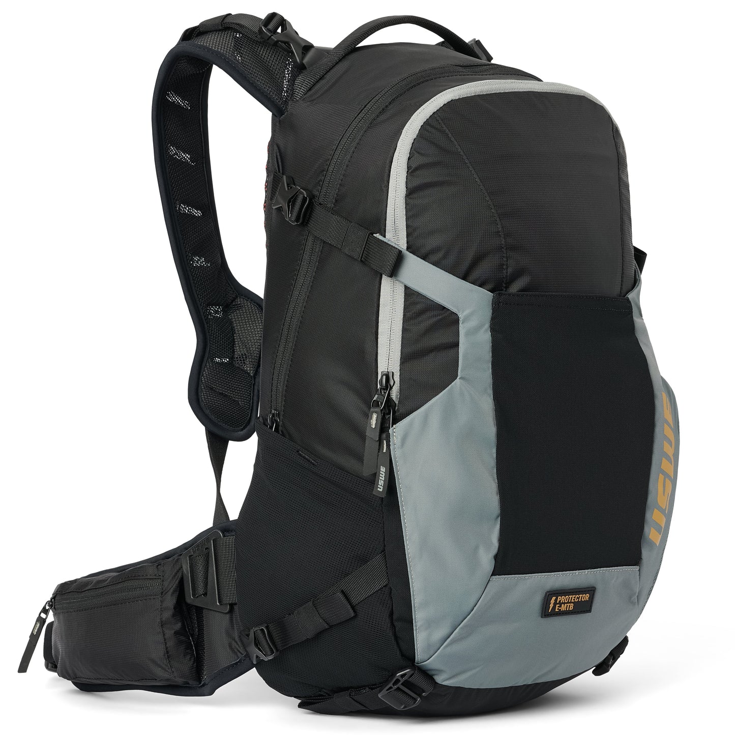 USWE WATT E-BIKE-rugzak 25 l, zwart