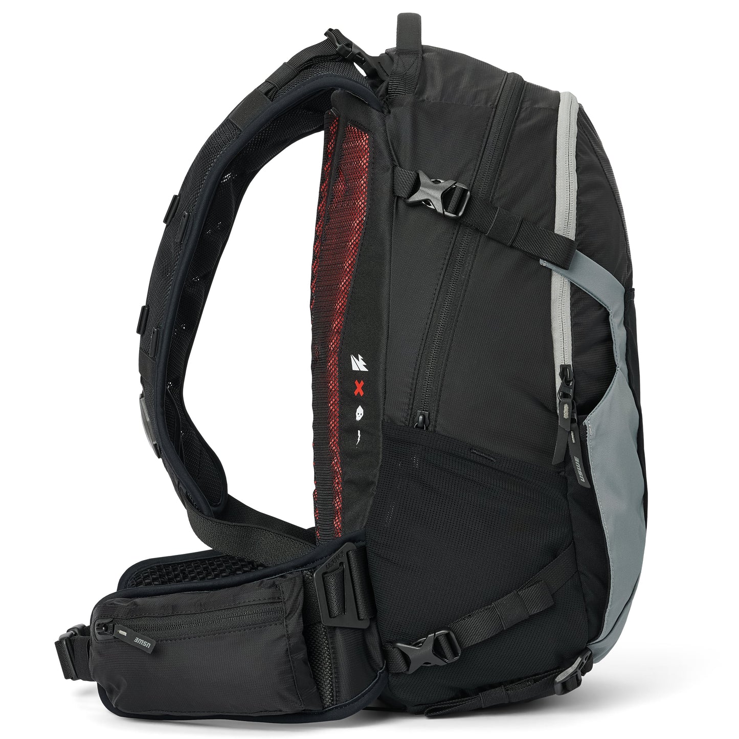 USWE WATT E-BIKE-rugzak 25 l, zwart