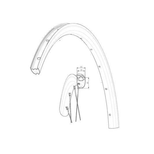 MAVIC KSYRIUM30 2024 kit voorwielen